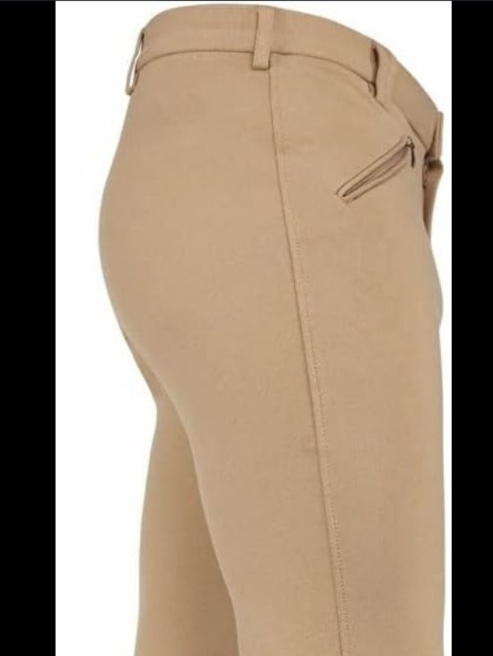 Shire Equestrian Slim Fit Stretch Riding Breeches in Camel Size 32